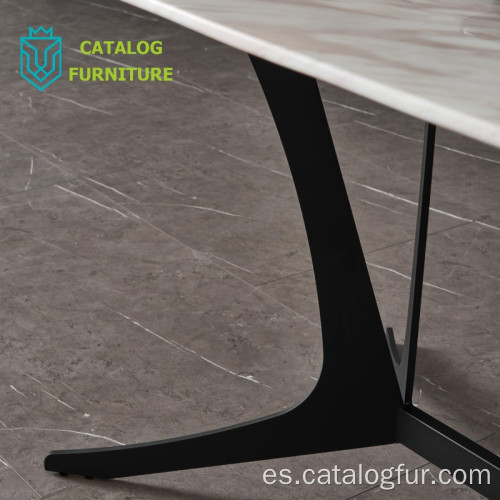 Mesa de comedor de mármol de precio bajo mesa de mármol mesa de comedor de naturaleza de superficie de mármol